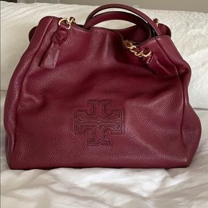 Tory Burch Harper tote in merlot